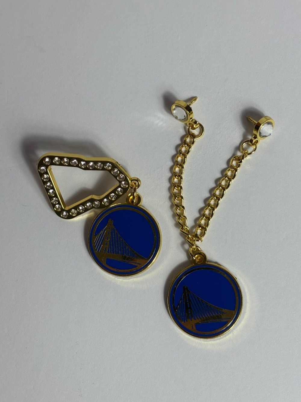 2 New Era Golden State Warriors Hat Pin Frame Chain Bundle Hats Hatpin Pins